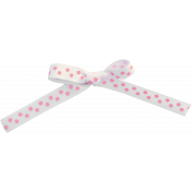 For The Love Of My Girls- Pink Dotted Bow