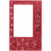 For The Love Of My Girls- Red Paper Frame