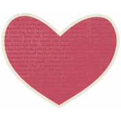 A Mother's Love- Heart Doodle 1 With Text- Red