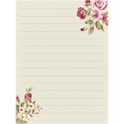 A Mother's Love- Journal Card- Roses