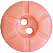 Back to Nature- Coral Pink Button