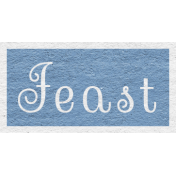 Enchanting Autumn- Feast Word Art