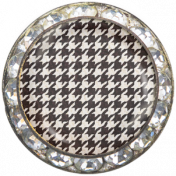 Memories & Traditions- Black and Cream Houndstooth Brad