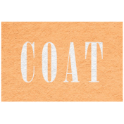 Winter Day- Coat Word Art