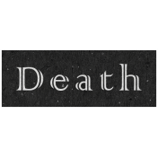 Family Day- Death Word Art