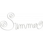 Summer Lovin' Mini- Summer Word Art