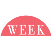 Toolbox Calendar- Date Sticker Kit- Week- Red Week