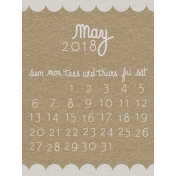 Toolbox Calendar- 2018 May Journal Card