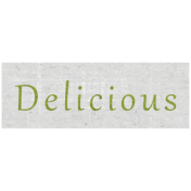 Slice of Summer- Delicious Word Art