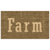 Slice of Summer- Farm Word Art