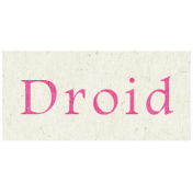 Digital Day- Droid Word Art