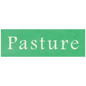 At the Zoo- Pasture Word Art