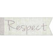 For the Love of Peace- Respect Word Art