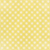 Apple Crisp- Yellow Gingham Paper