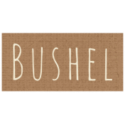 Apple Crisp- Bushel Word Art
