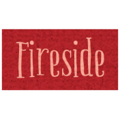 Apple Crisp- Fireside Word Art