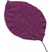 Elegant Autumn- Purple Leaf