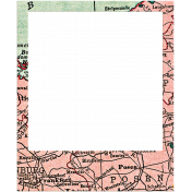 Toolbox Frames- Polaroid Map Frame 14