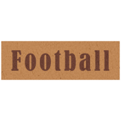 Day of Thanks- Football Word Art