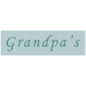 Day of Thanks- Grandpa's Word Art