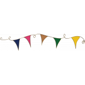 Toolbox Styles Enamel & Metal- Doodle Bunting