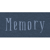 New Day- Memory Word Art