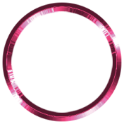 Toolbox Alphabet Bingo Chip Ring- Large Dark Pink Metal Ring