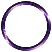 Toolbox Alphabet Bingo Chip Ring- Large Purple Metal Ring