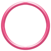 Toolbox Alphabet Bingo Chip Ring- Large Dark Pink Plastic Ring
