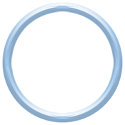 Toolbox Alphabet Bingo Chip Ring- Large Light Blue Plastic Ring
