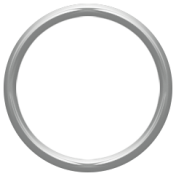 Toolbox Alphabet Bingo Chip Ring- Large Light Gray Plastic Ring