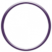 Toolbox Alphabet Bingo Chip Ring- Medium Dark Purple Plastic Ring