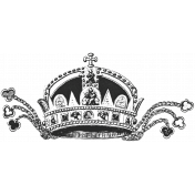 Crown Stamp Template 025