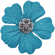 All the Princesses- Teal Flower 02