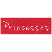 All the Princess- Princesses Word Art