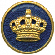 All the Princesses - Crown Button