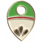 Apple Crisp- Enamel Pointer Charm