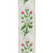 Snow & Snuggles- Floral Ribbon