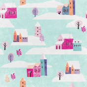 Snow & Snuggles- Village Paper