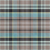 Snow & Snuggles- Brown Plaid Paper 02