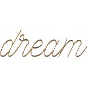 Journal This Mini- Dream Word Art