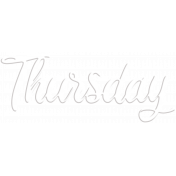 Toolbox Board Days of the Week- Thursday Word Art
