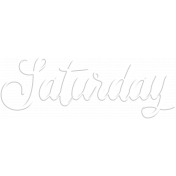 Toolbox Board Days of the Week- Saturday Word Art