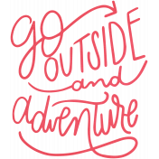 Unwind- Go Outside Word Art