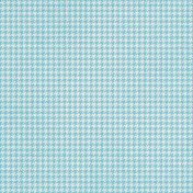 April Showers – Teal Houndstooth Paper