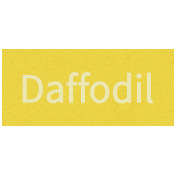 April Showers- Daffodil Word Art