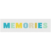 April Showers- Memories Word Art