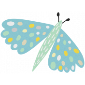 April Showers- Butterfly Doodle