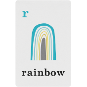 April Showers – Rainbow Spring Card 