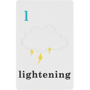 April Showers – Lightning Spring Card 